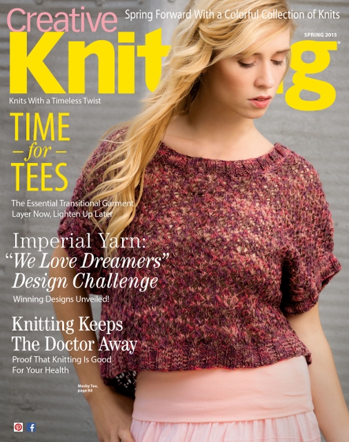 Creative Knitting Spring 2015 Cover